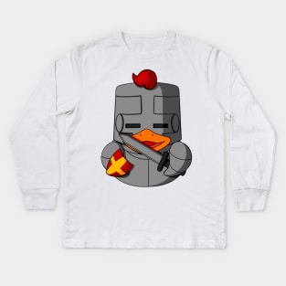 Knight Rubber Duck Kids Long Sleeve T-Shirt